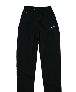 Černé šusťákové sportovní tepláky vel. 170 Nike 