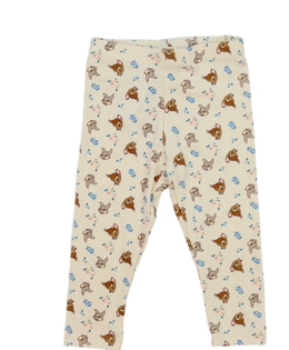 Krémové legíny Bambi Disney Primark 