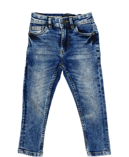 Modré melírované rifle super skinny Next