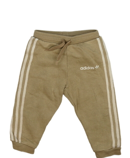 Hnědé melírované tepláky Adidas 