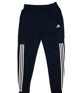 Tmavě modré slabé tepláky vel. 176 Adidas 