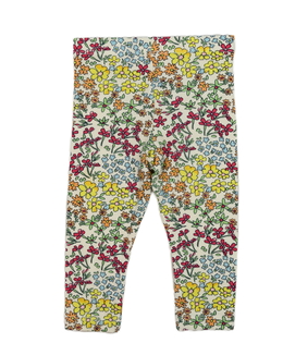 Krémové květinové legíny Primark 