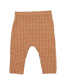 Oranžové kostkované legíny George