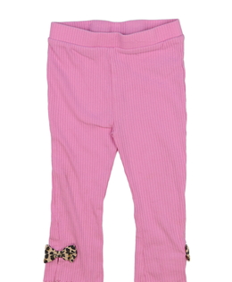 Růžové legíny s mašlemi River Island 