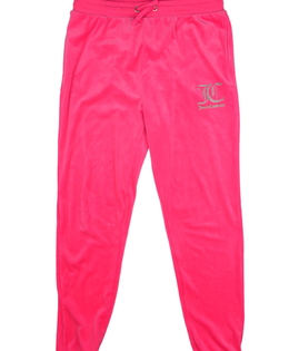 Růžové semišové tepláky vel. 176 Juicy Couture