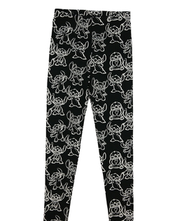 Černé vyteplené legíny Stitch Disney George