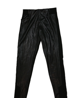 Černé vzorované legíny River Island 