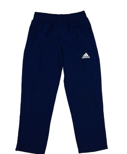 Modré šusťákové kalhoty Adidas 