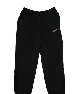 Černé šusťákové kalhoty vel. 170 Nike 