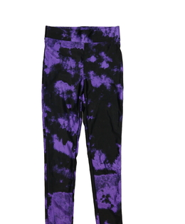 Fialovo-černé legíny H&M