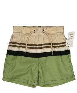 Nové zeleno-hnědé kraťasy 