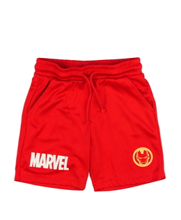 Červené sportovní kraťasy Marvel 
