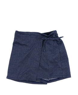 Modré lesklé kraťasy Nutmeg