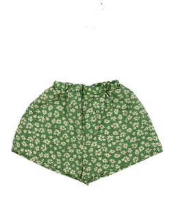 Zelené vzdušné květinové kraťasy 