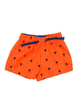 Oranžové kraťasy s palmami Primark 