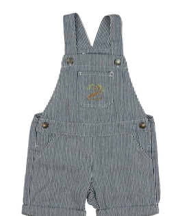 Pruhovaný kraťasový overal 