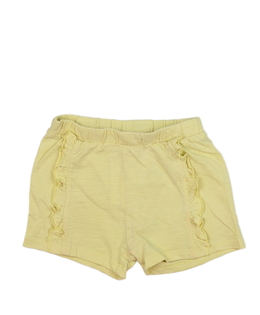 Žluté kraťasy s volánky 