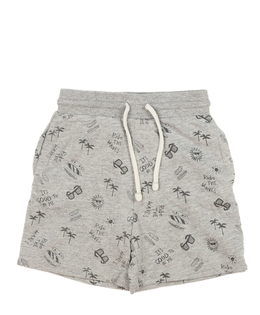 Šedé kraťasy s plážovými motivy George