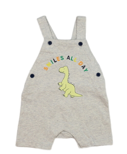 Šedé kraťasy s laclem a dinosaurem M&S
