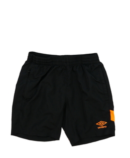 Černo-oranžové sportovní kraťasy Umbro 