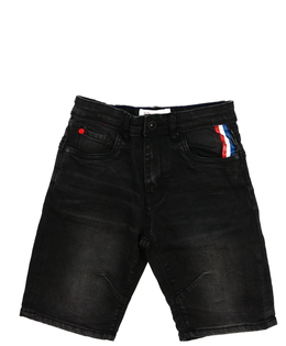 Tmavé riflové kraťasy 