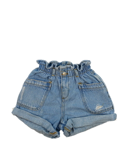 Modré riflové kraťasy Zara