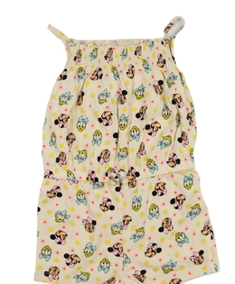 Krémový kraťasový overal Minnie Disney Primark 