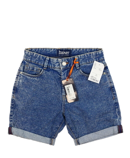 Nové modré melírované riflové kraťasy Baker 