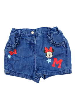Modré riflové kraťasy Minnie Disney George