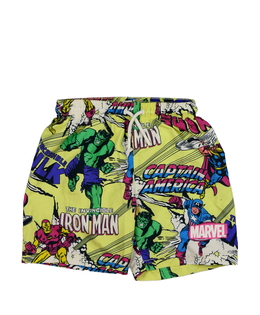 Žluté plážové kraťasy Marvel Primark 