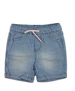 Modro-bílé pruhované kraťasy Primark 