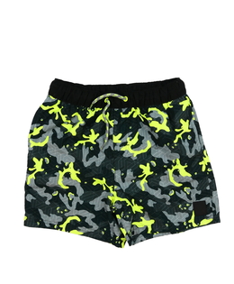 Tmavé maskáčové plážové kraťasy Next