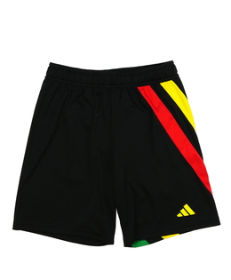 Černé pruhované sportovní kraťasy Adidas