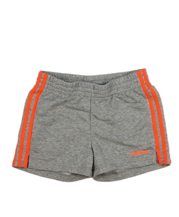 Šedé kraťasy s oranžovými detaily Adidas 
