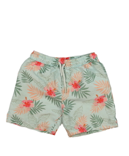 Světle modré plážové kraťasy s listy Primark 
