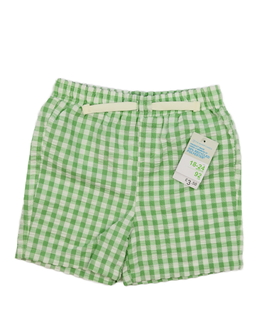 Nové zeleno-bílé kostkované kraťasy Primark 