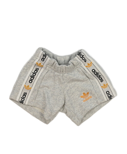 Šedé melírované kraťasy Adidas
