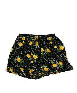 Černé květinové vzdušné kraťasy Primark 