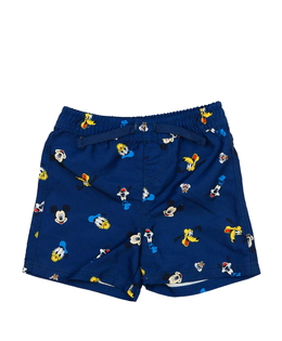 Tmavě modré kraťasy Mickey Disney Primark 
