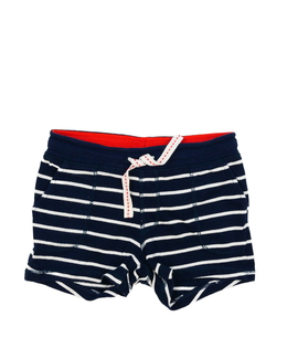 Tmavě modré pruhované kraťasy H&M