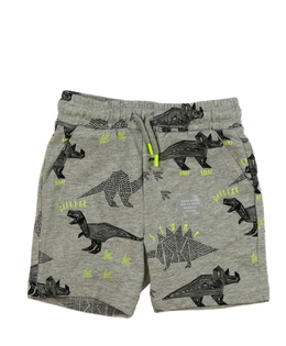 Šedé kraťasy s dinosaury F&F