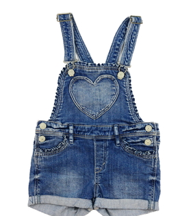 Modré riflové kraťasy s laclem H&M