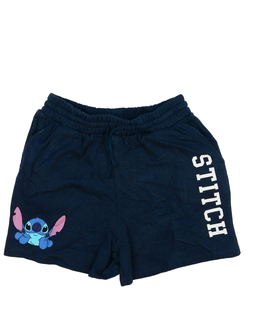 Tmavě modré teplákové kraťasy Stitch George