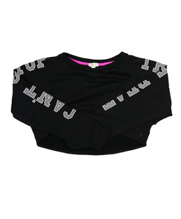 Černý sportovní crop top H&M