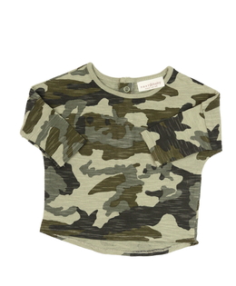 Zelené maskáčové triko Next