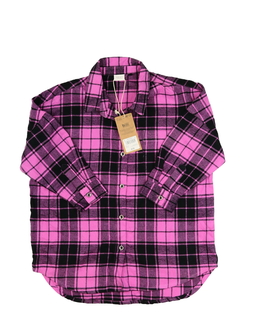 Nová růžovo-černá kostkovaná košile Next