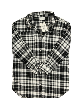 Nová černo-bílá kostkovaná košile 