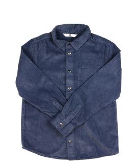 Modrá manšestrová košile 