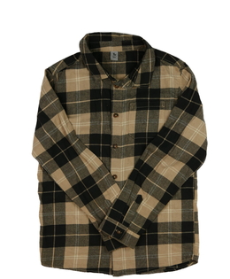 Kostkovaná šedo-hnědá košile Tu 