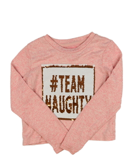 Růžové melírované crop triko Primark 